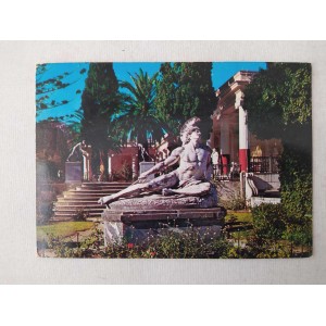 Corfu Achilleion 1976 postcard