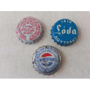 Bottle drink caps coca cola...