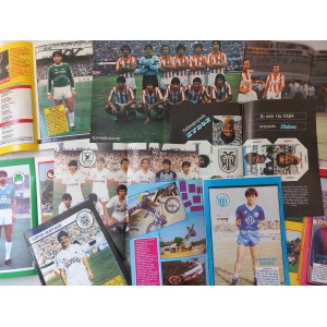 Football basketball posters...