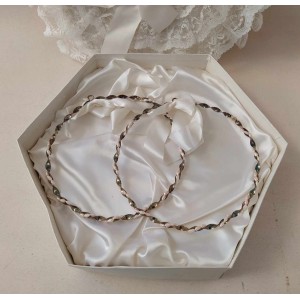Vintage wreath case and...