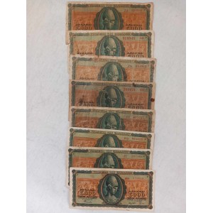 5000 Drachmai 1943 WWII 8...