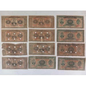 100 and 50 Drachmai 1927 12...