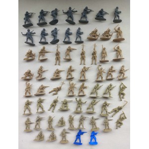 Military 61 plastic figures...
