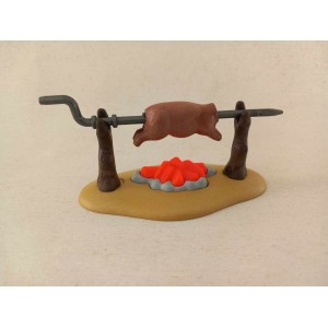 Playmobil Pig grill