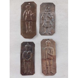 4 Greek vintage tamata