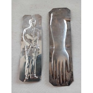 2 Greek vintage tamata silver