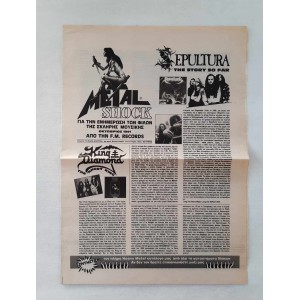 Metal Shock 1991 newspaper