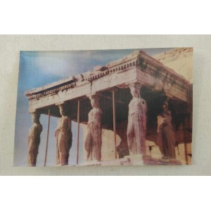 3D postcard Caryatides
