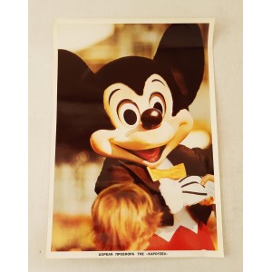 Mickey poster at Disneyland...