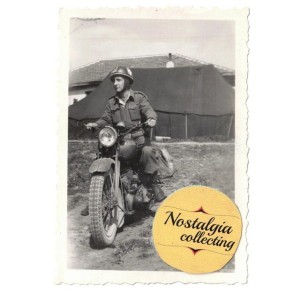 Hellenic army motorcyclist...
