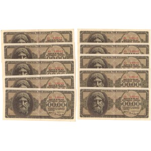 500000 Drachma 1944 10...