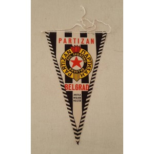 Banner flag Partizan Belgrad
