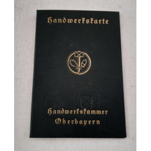 WW2 handwerkskarte 1937...