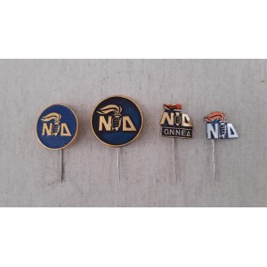 4 collectible lapel pins...