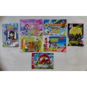 7 sticker albums Koukou-Roukou