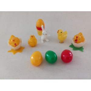 Easter plastic decorations...