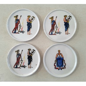 Ceramic coaster 1960s made...