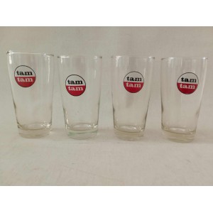 Tam Tam 4 drinking glasses