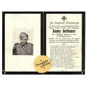 WW2 German Death card...