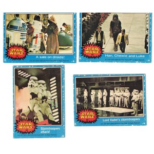 1977 Topps Star Wars 4 καρτες