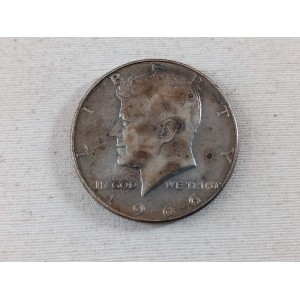 Kennedy half dollar  coin 1966