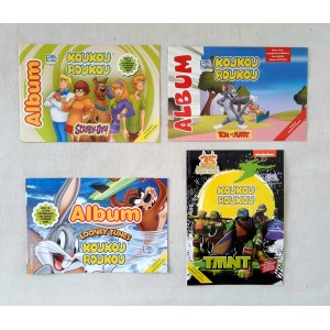 4 sticker albums Koukou-Roukou