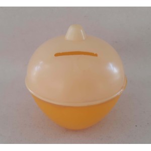 Plastic piggy bank made in...