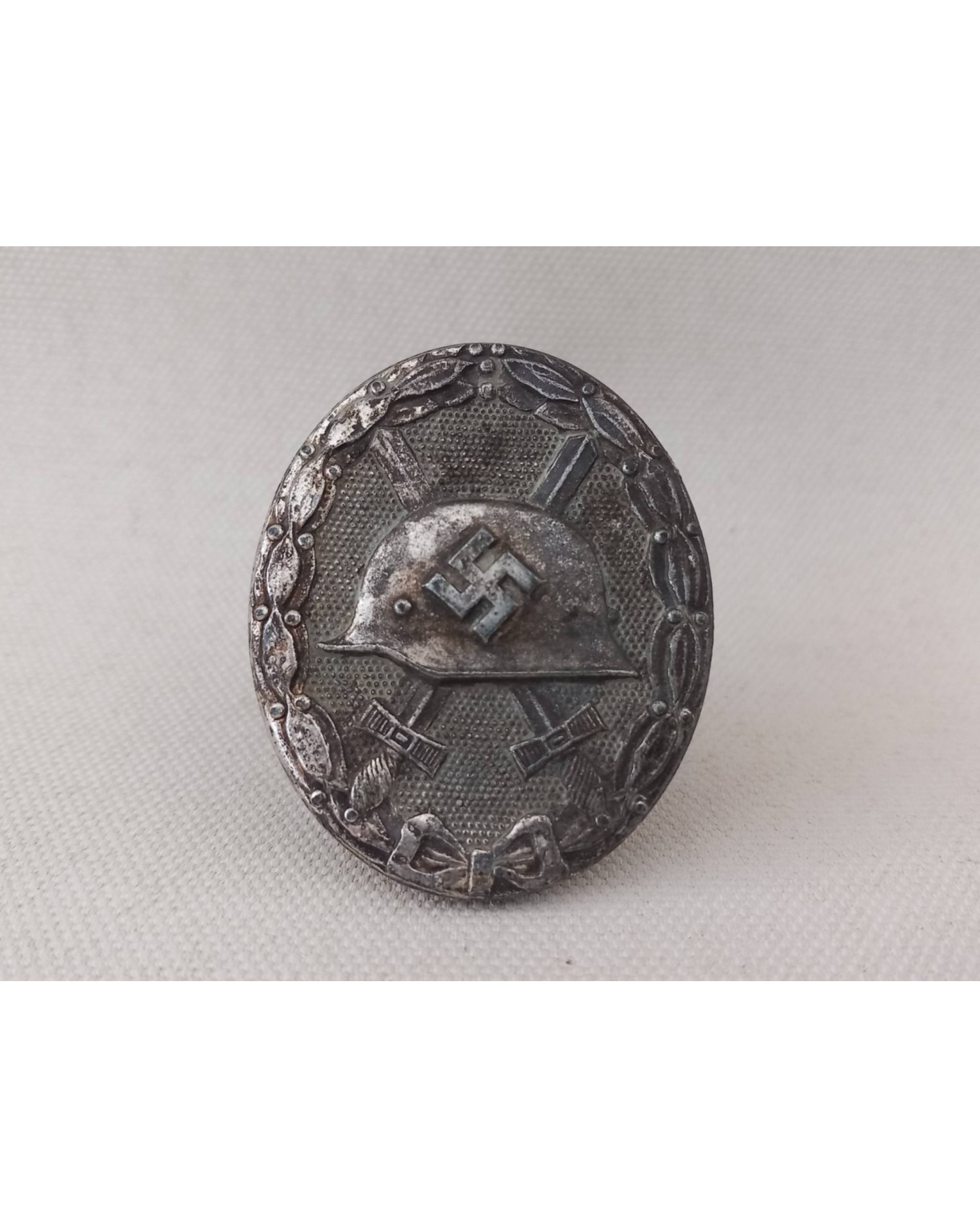 German WW2 Wound Badge in Silver 107 Carl Wild Hamburg