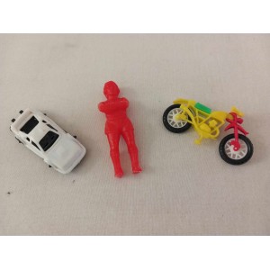 Plastic toys of ice cream...