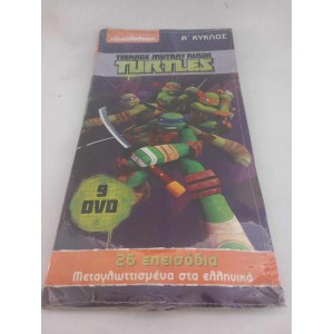 Turtles nickelodeon 9 DVD...