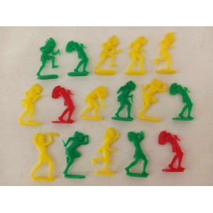 Greek toys figures Indians...