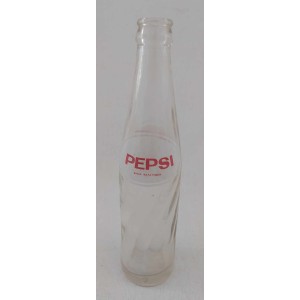 Pepsi Cola 1970s glass bottle